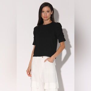 Walter Baker Short Sleeve Ruching Shirt